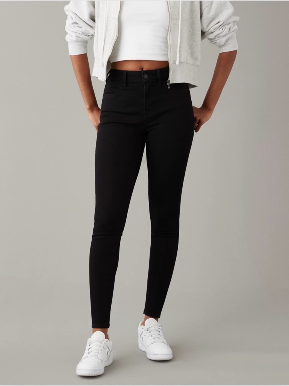American Eagle Outfitters High-Rise Black Women's Jeans